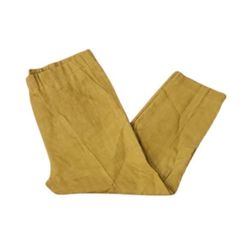 [Erika Cavallini] Mustard Yellow Loose Fitting Pants - Size 42